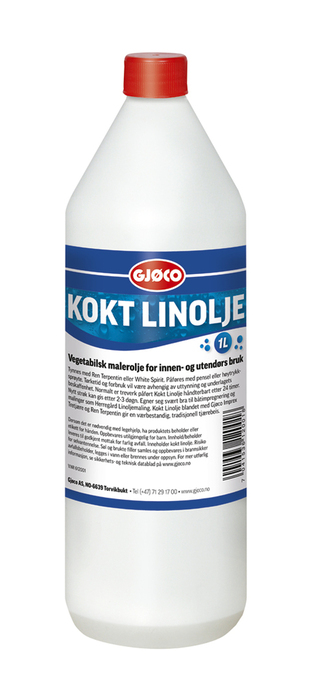Linolje kokt 1 liter - Gjøco